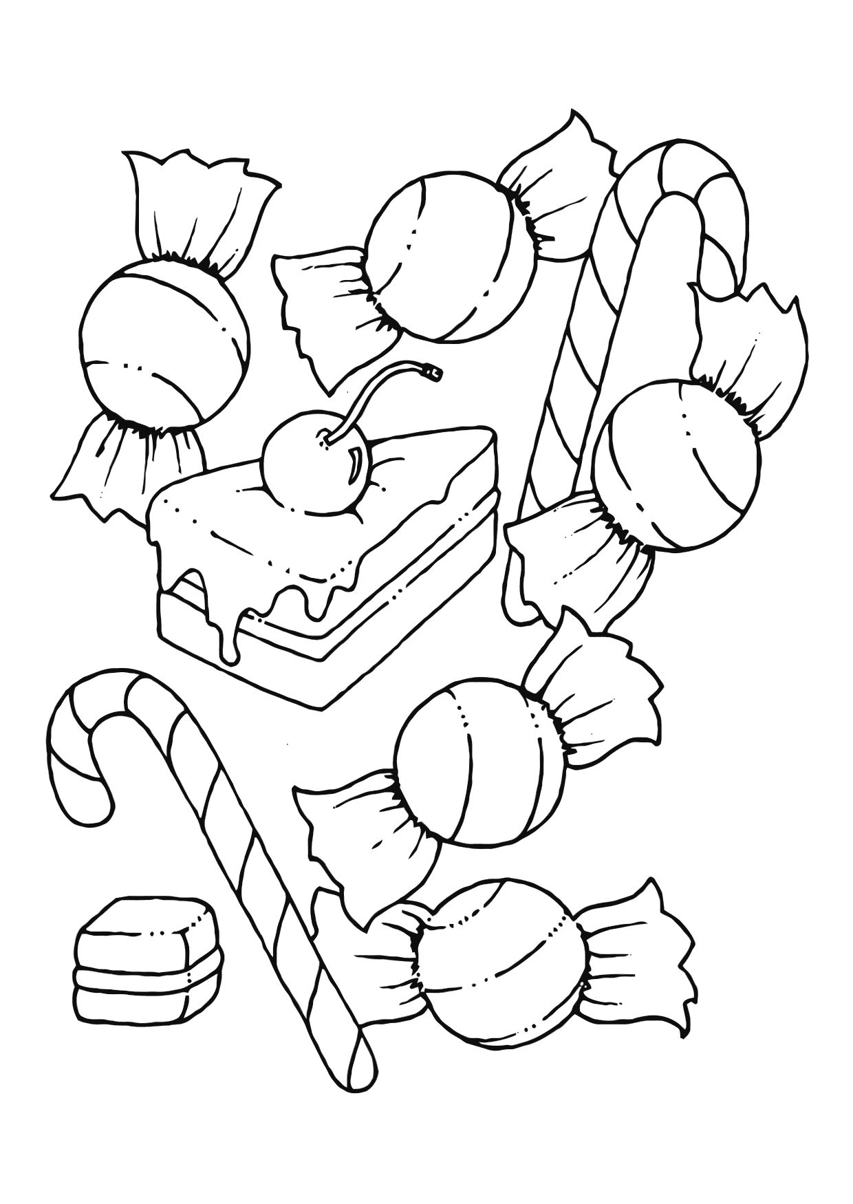 50 Candy Coloring Sheet 35