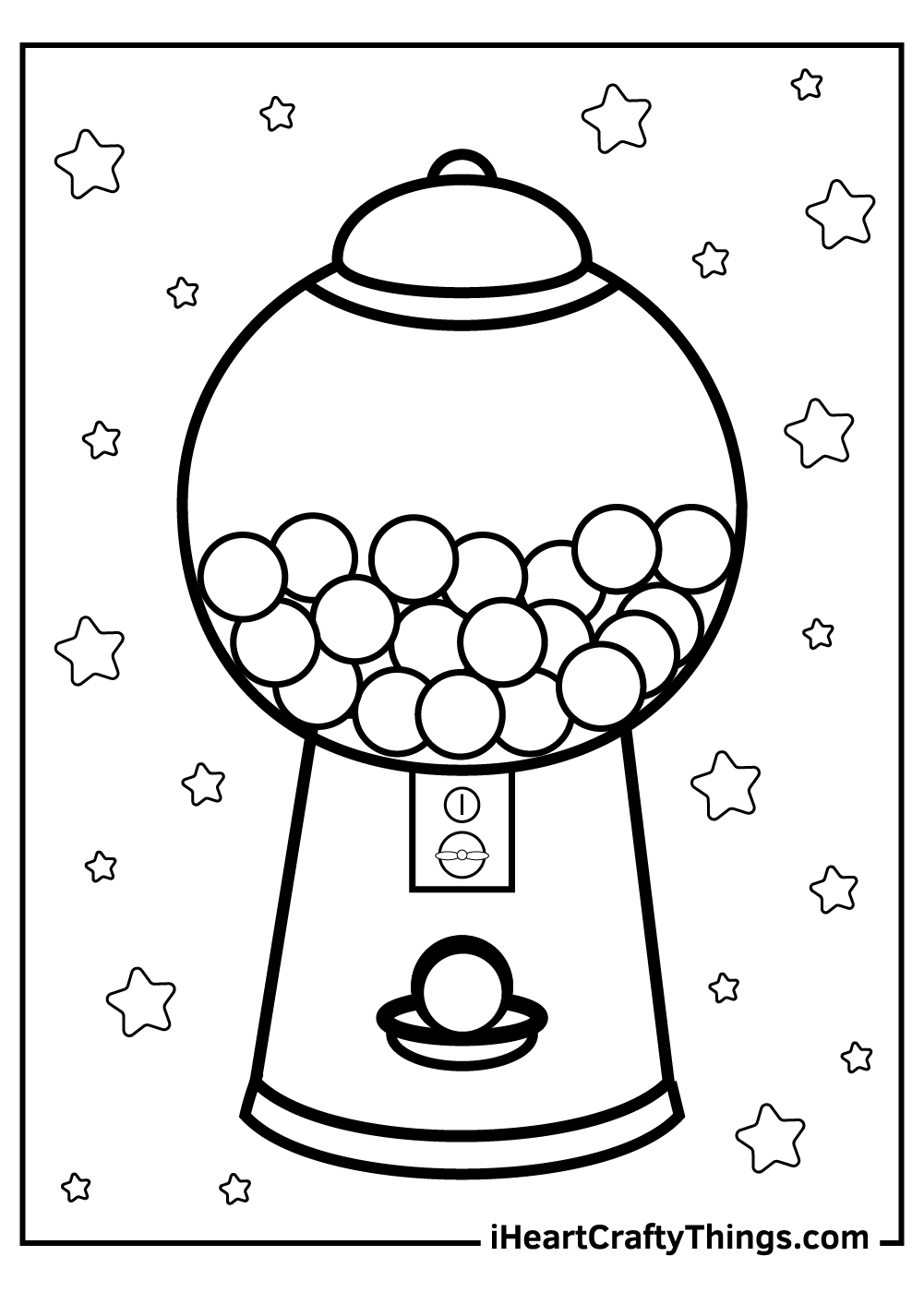 50 Candy Coloring Sheet 37