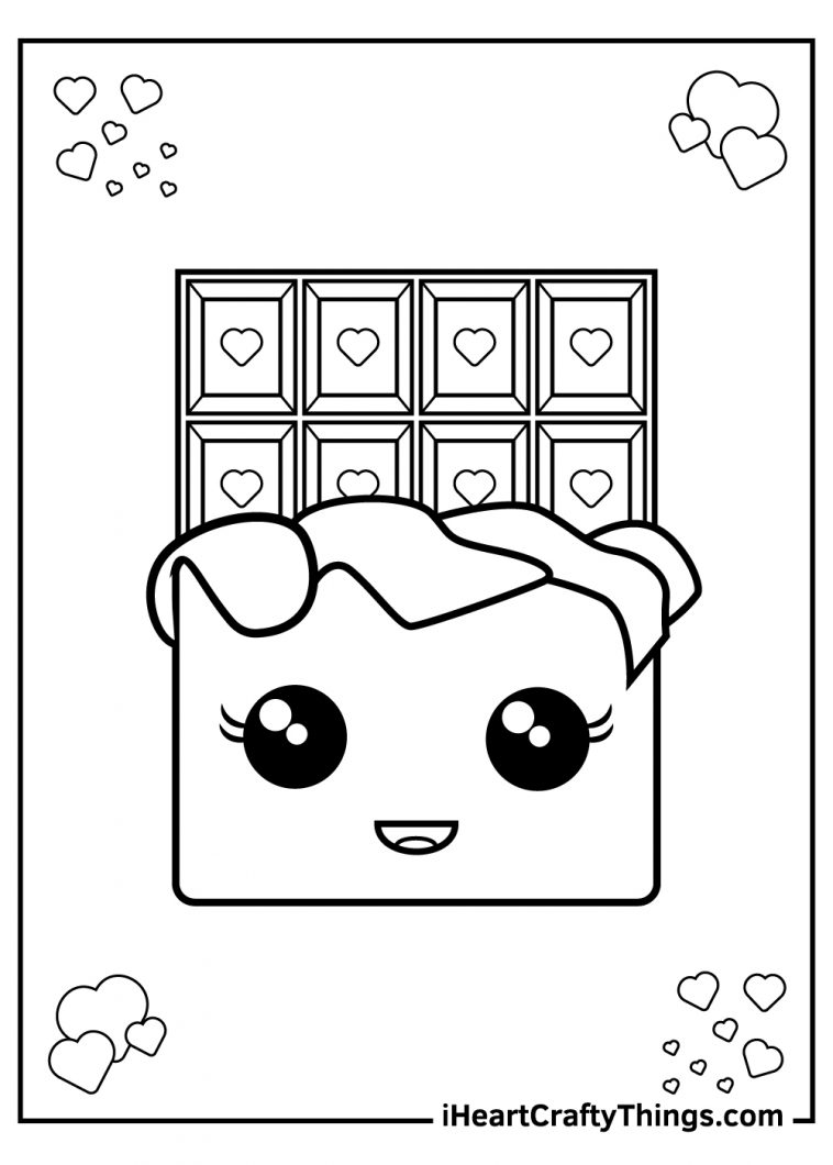 50 Candy Coloring Sheet 39