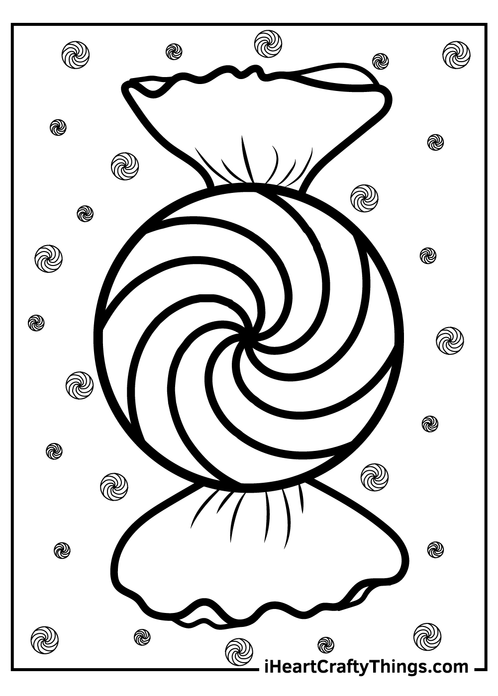 50 Candy Coloring Sheet 40