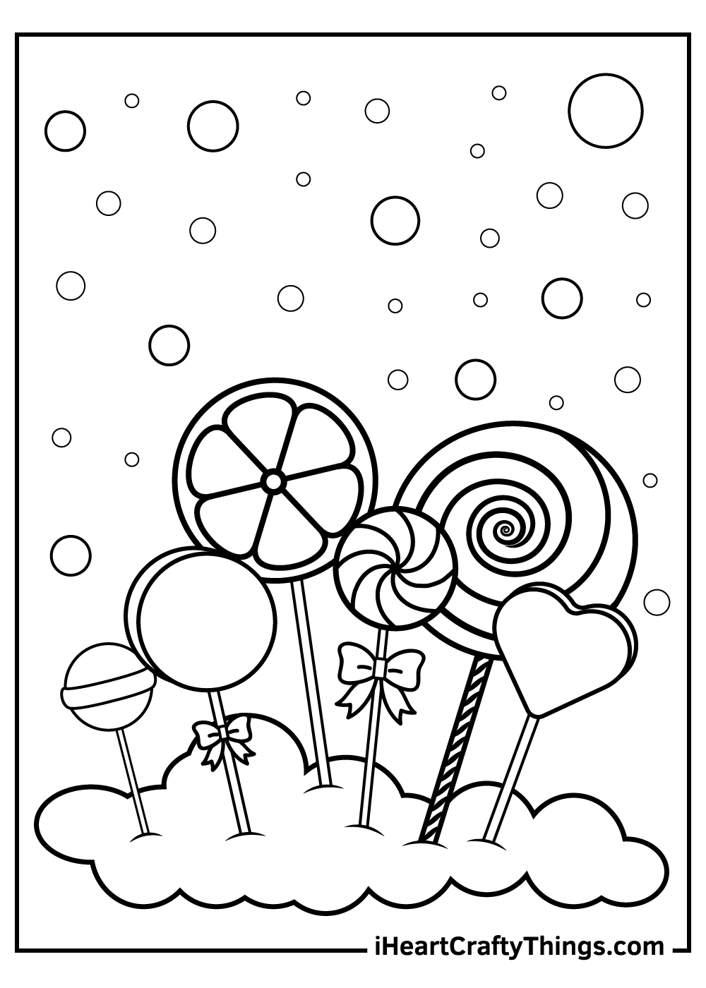 50 Candy Coloring Sheet 42