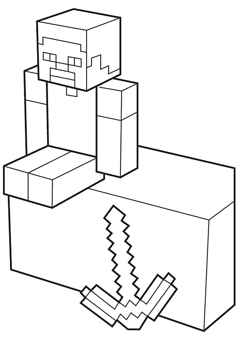 50 Free Printable Minecraft Coloring Sheets 10