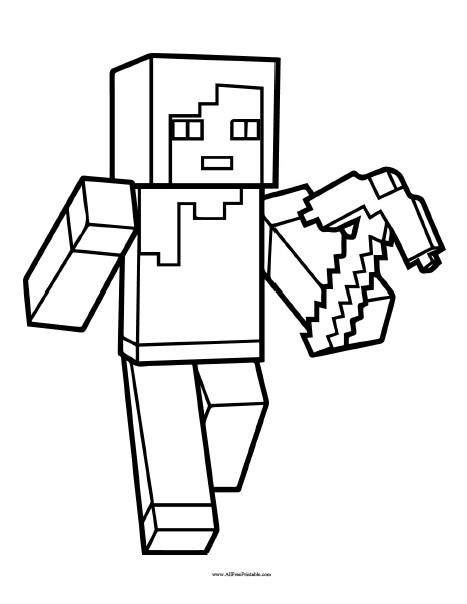 50 Free Printable Minecraft Coloring Sheets 12