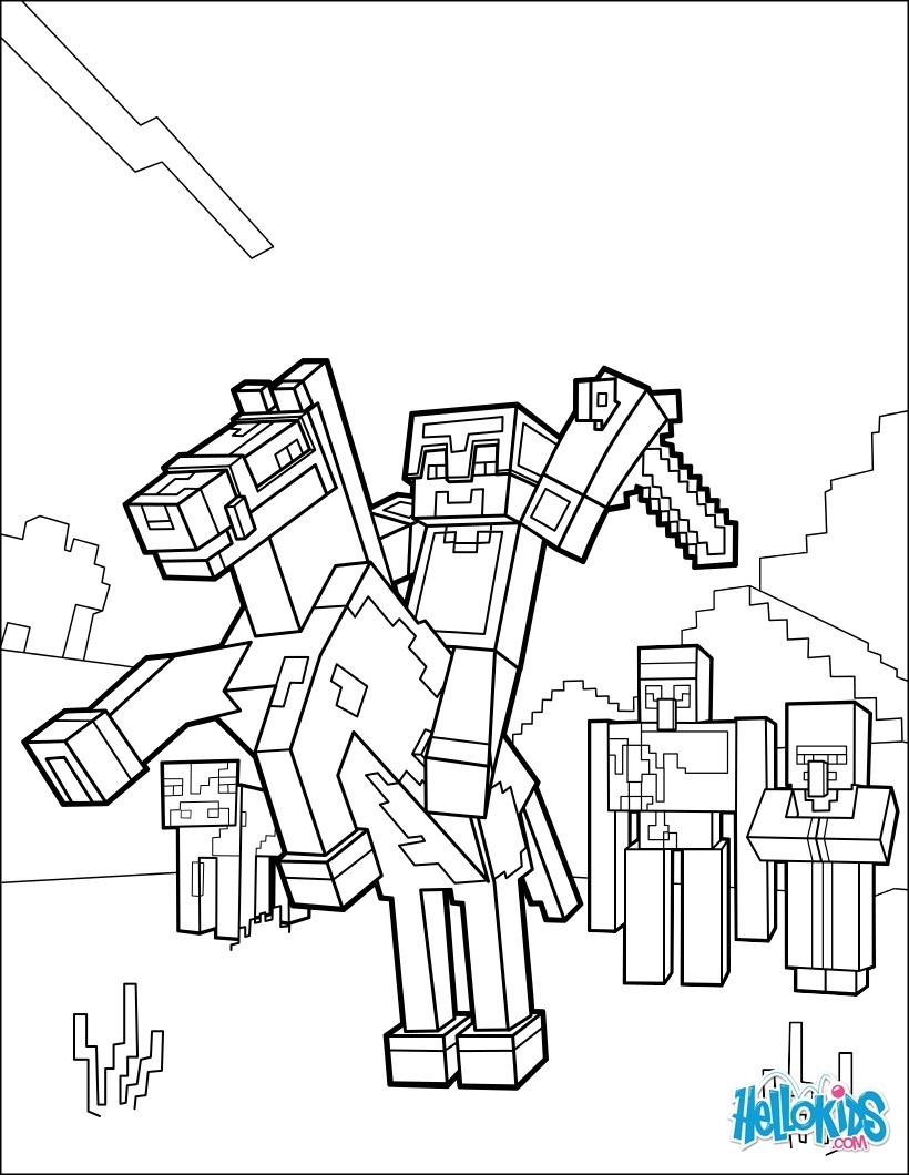 50 Free Printable Minecraft Coloring Sheets 13