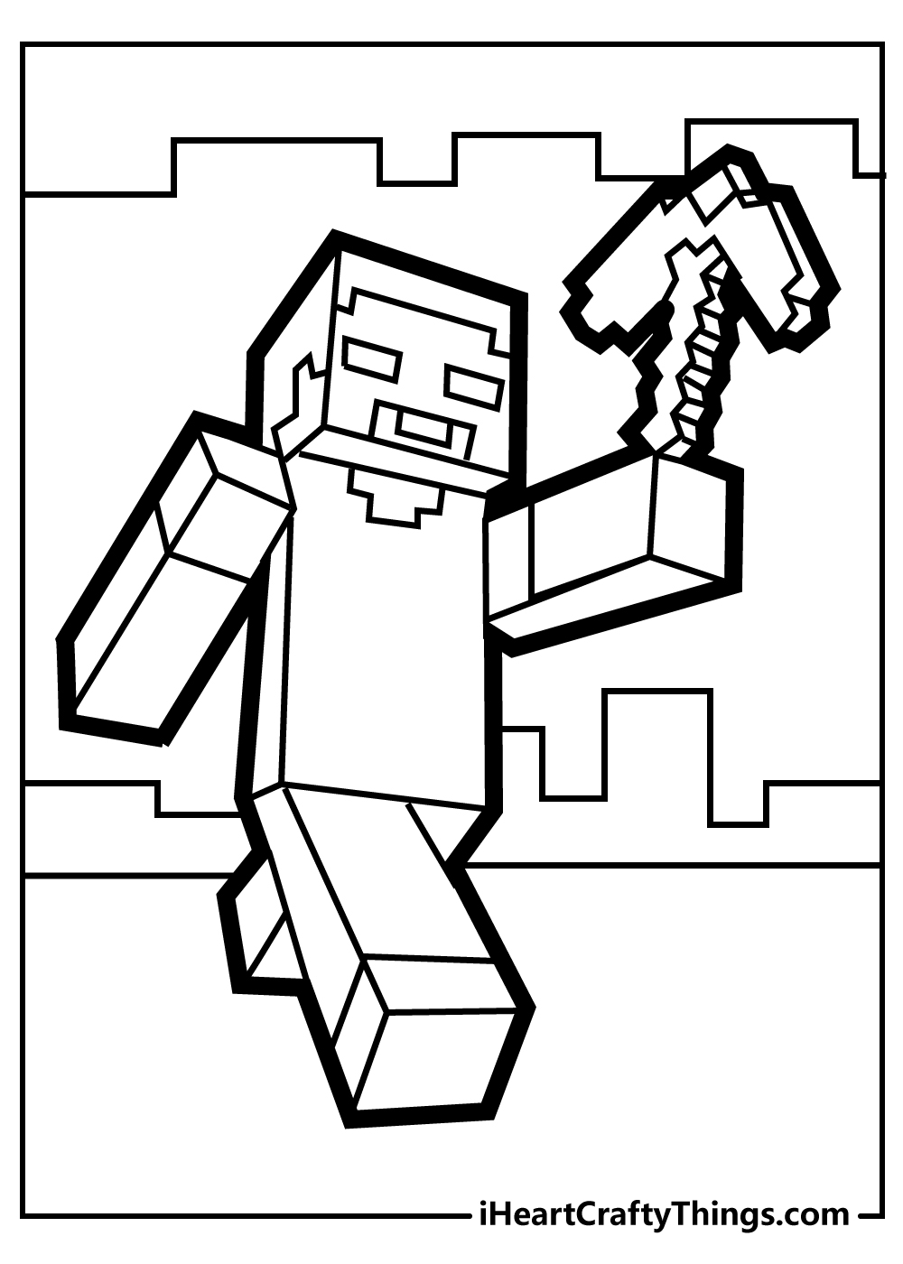 50 Free Printable Minecraft Coloring Sheets 16