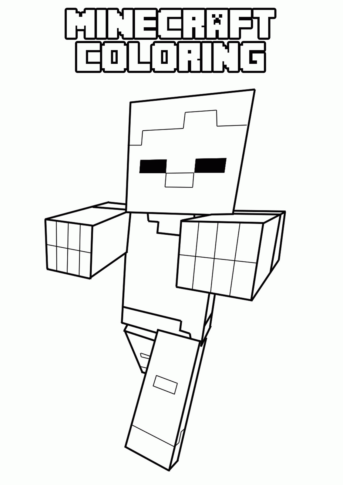 50 Free Printable Minecraft Coloring Sheets 17