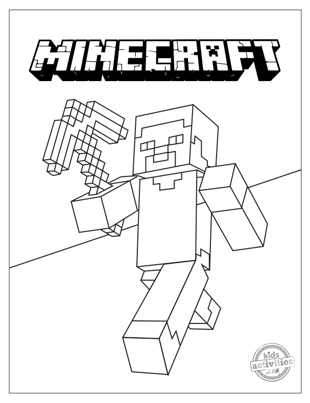 50 Free Printable Minecraft Coloring Sheets 25