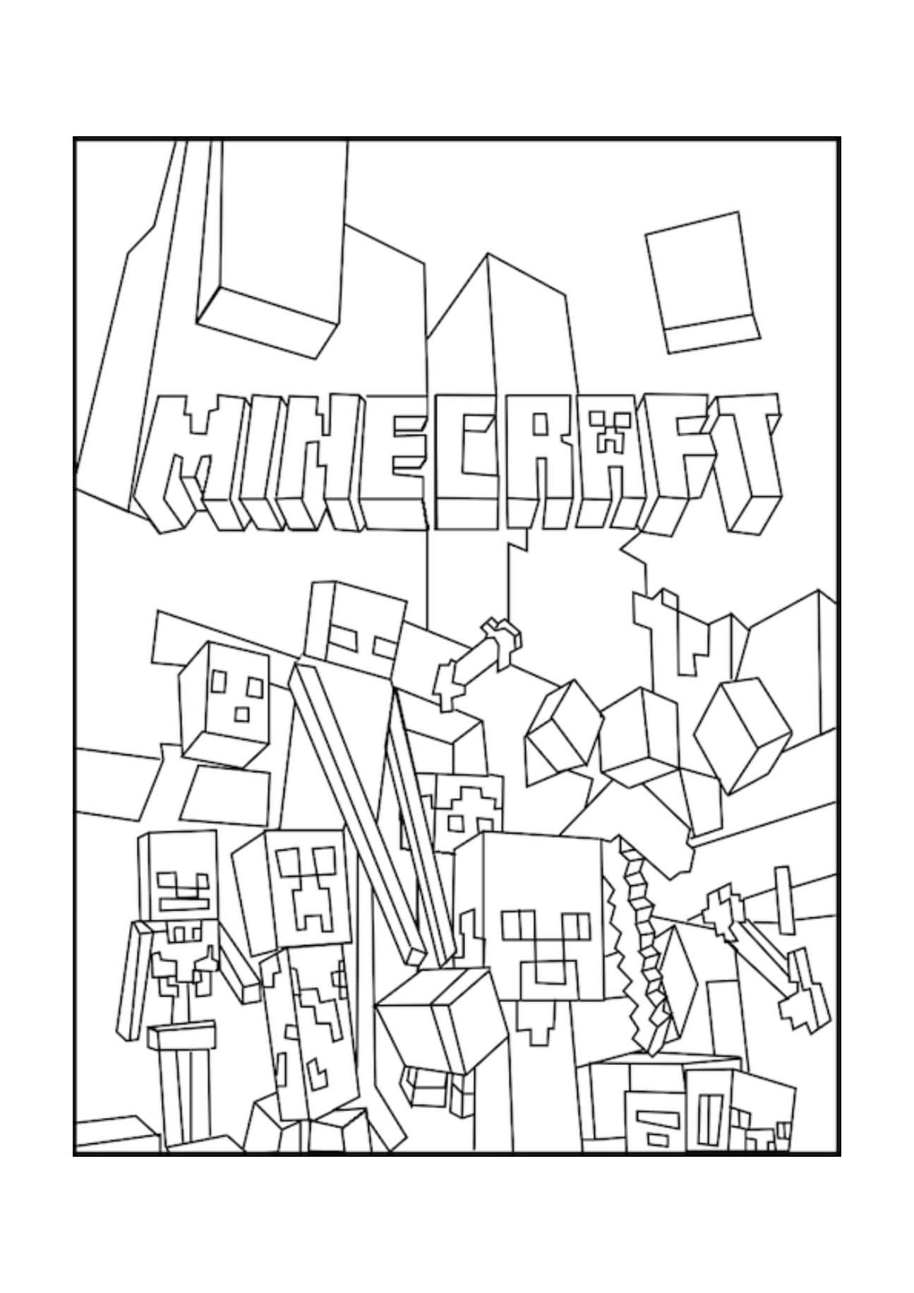 50 Free Printable Minecraft Coloring Sheets 31