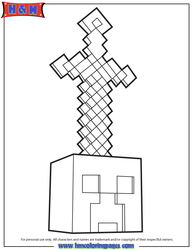 50 Free Printable Minecraft Coloring Sheets 37