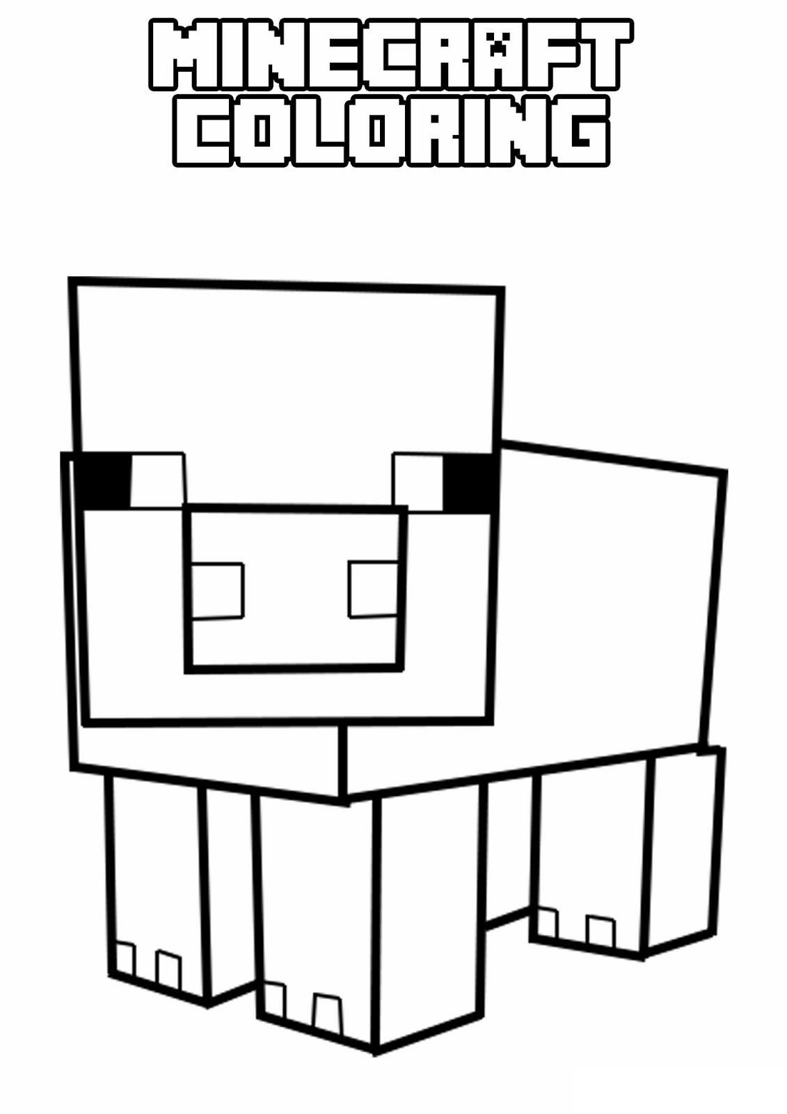 50 Free Printable Minecraft Coloring Sheets 38