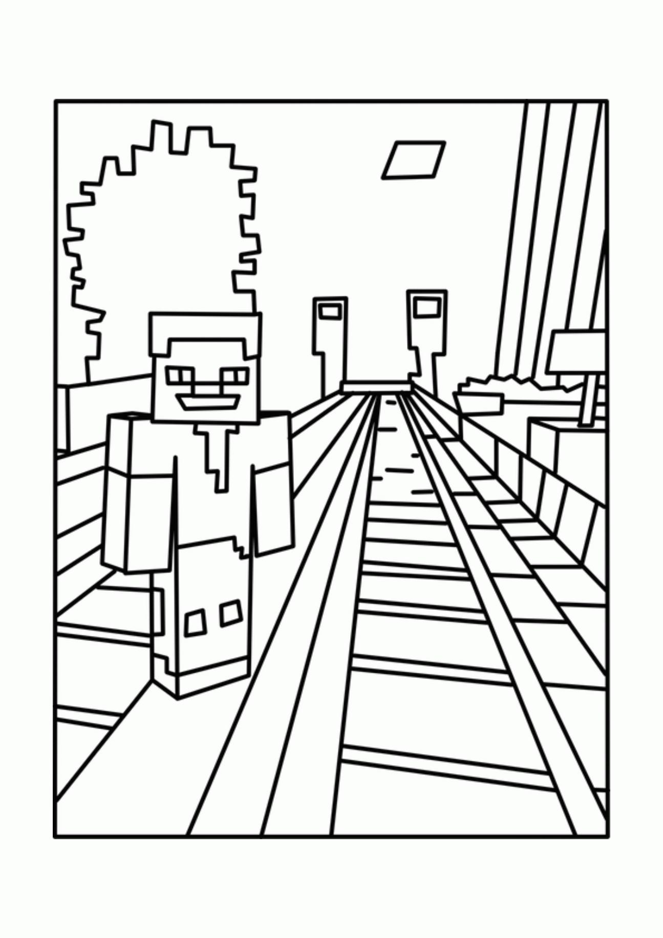 50 Free Printable Minecraft Coloring Sheets 39