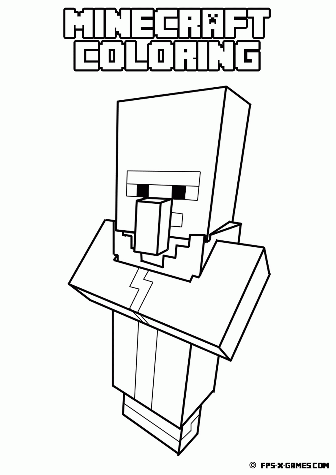 50 Free Printable Minecraft Coloring Sheets 6