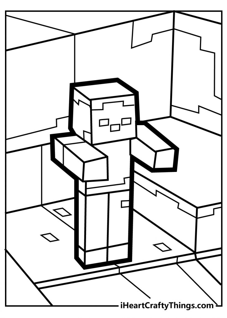 50 Free Printable Minecraft Coloring Sheets 66