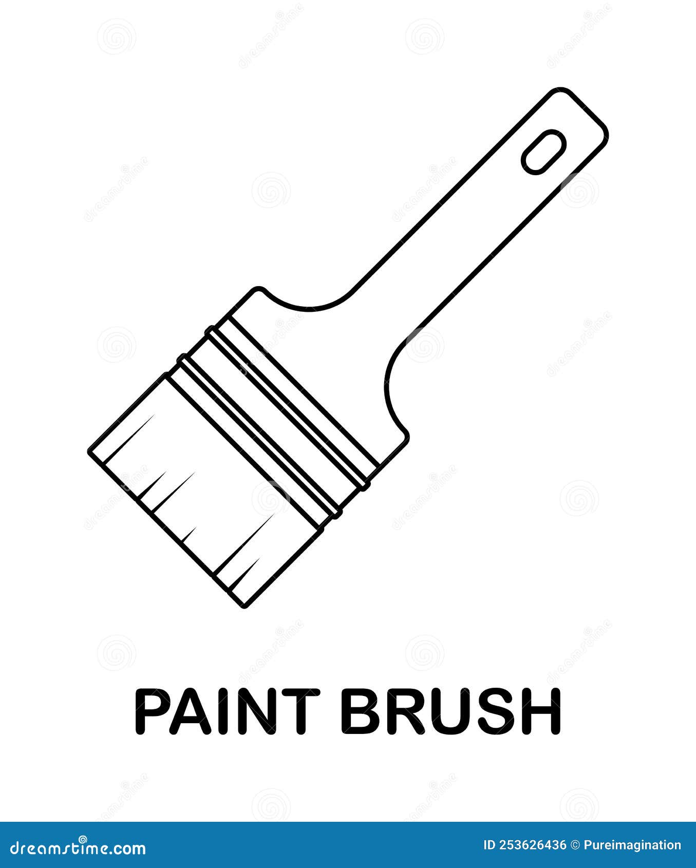 50 Paint Brushes Coloring Pages 22