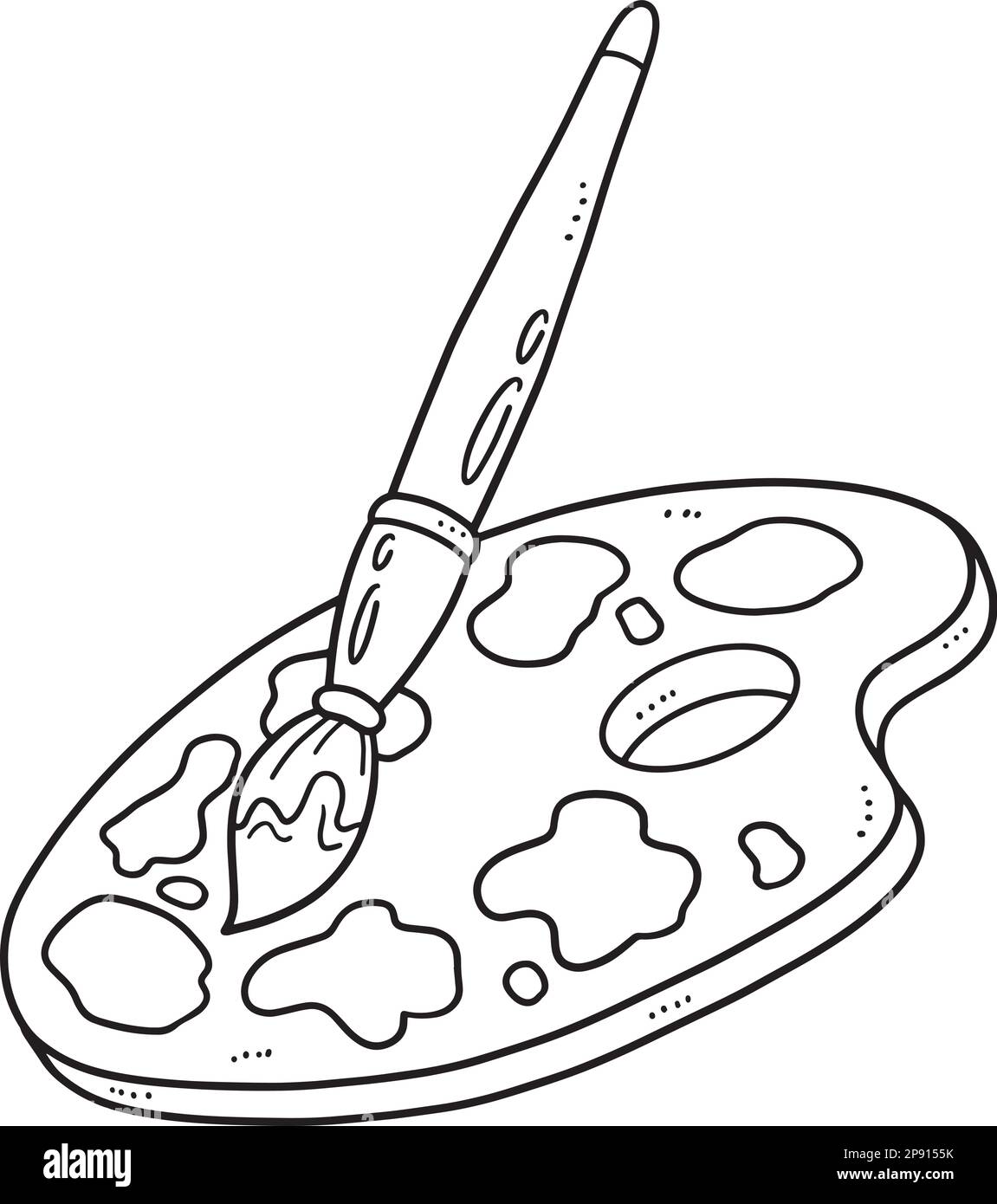 50 Paint Brushes Coloring Pages 57