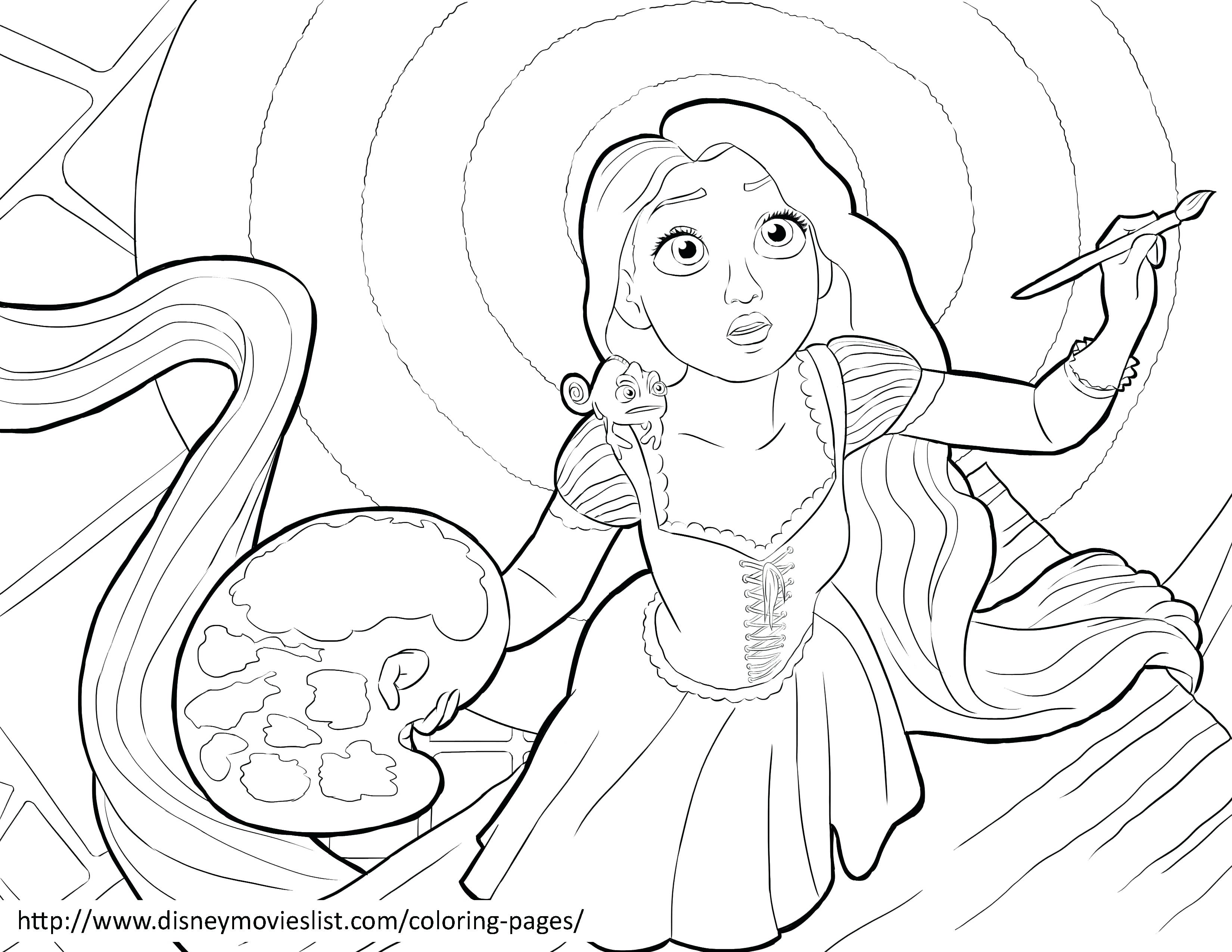 50 Paint Brushes Coloring Pages 61