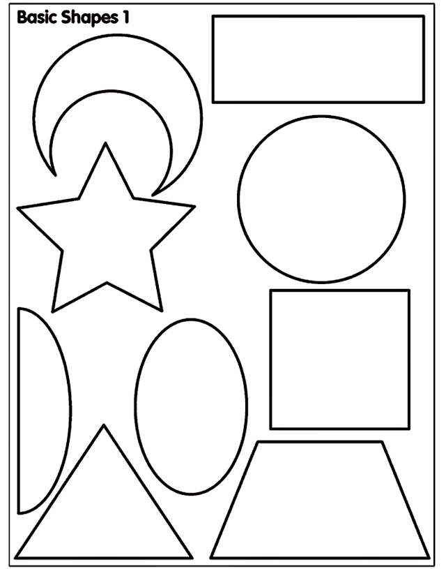 55 Color By Shape Coloring Pages 12