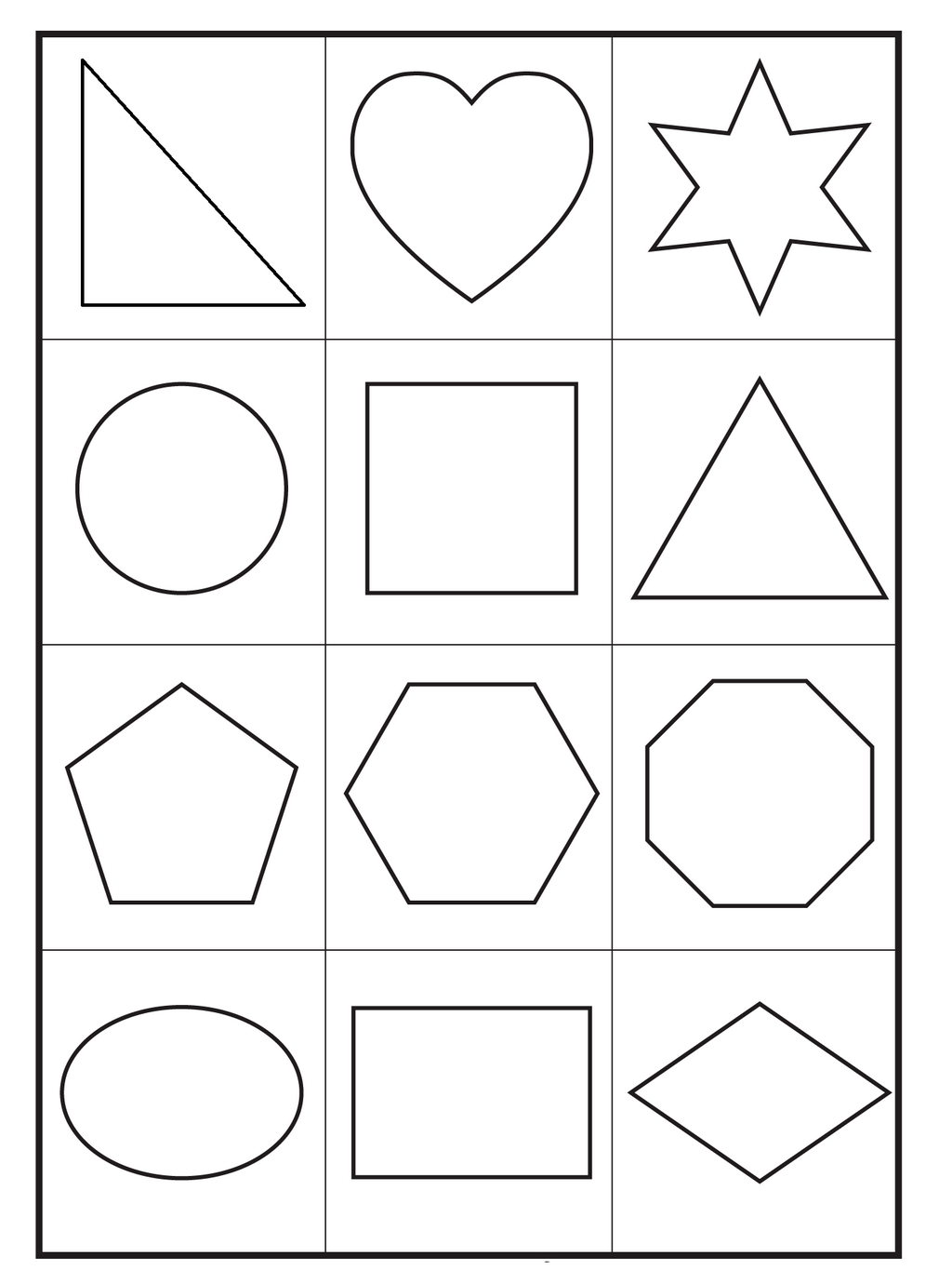 55 Color By Shape Coloring Pages 20