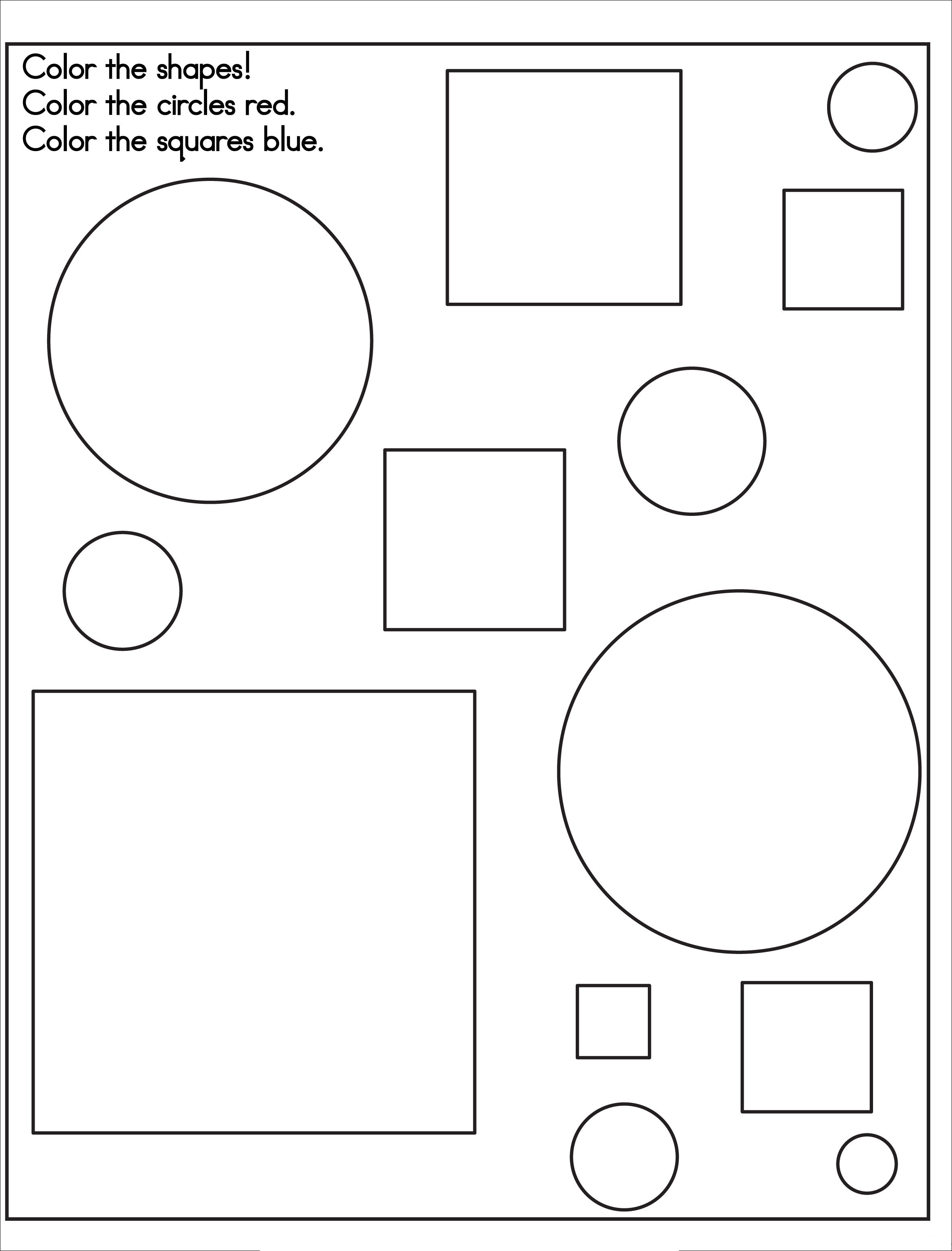 55 Color By Shape Coloring Pages 42