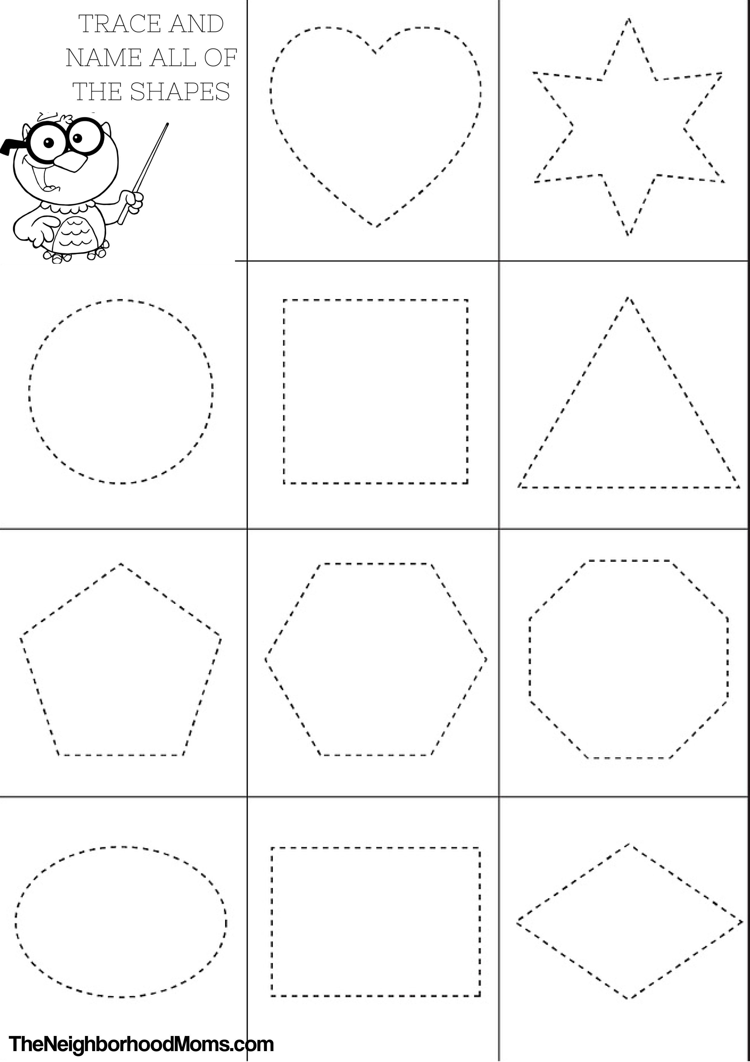 55 Color By Shape Coloring Pages 61