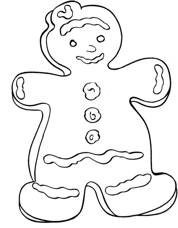 55 Coloring Pages Of Christmas Cookies 29