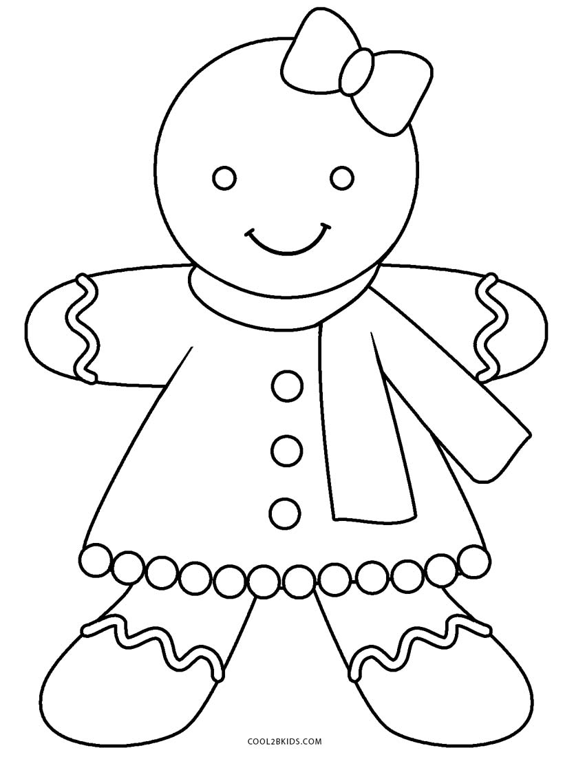 55 Coloring Pages Of Christmas Cookies 30