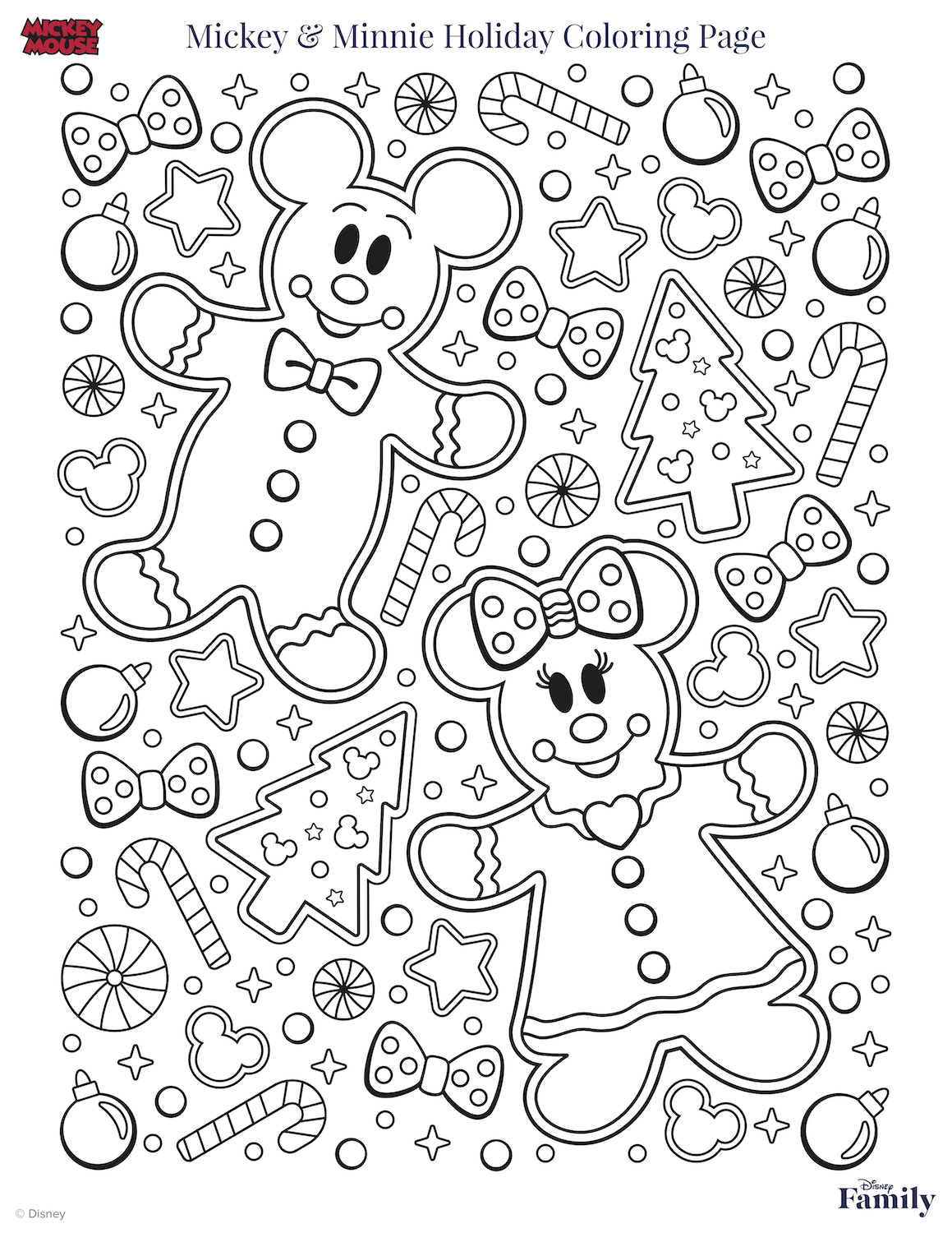 55 Coloring Pages Of Christmas Cookies 44