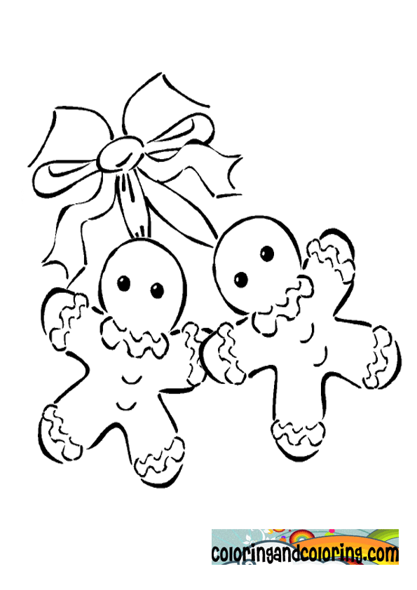 55 Coloring Pages Of Christmas Cookies 46