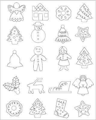 55 Coloring Pages Of Christmas Cookies 6