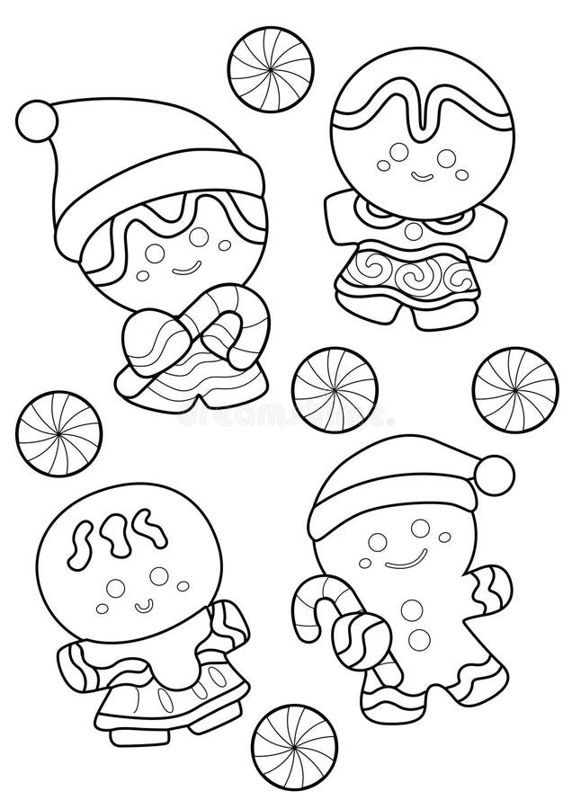 55 Coloring Pages Of Christmas Cookies 61