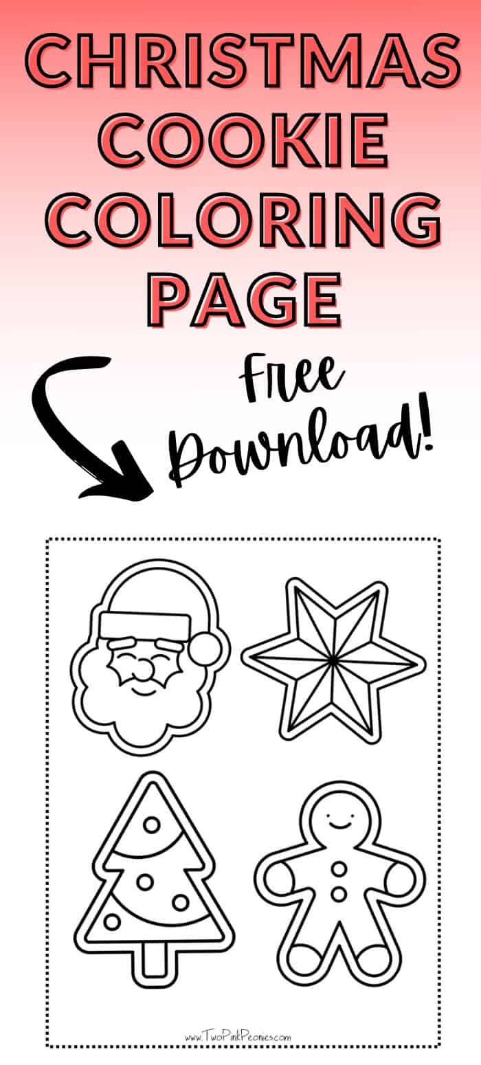 55 Coloring Pages Of Christmas Cookies 62