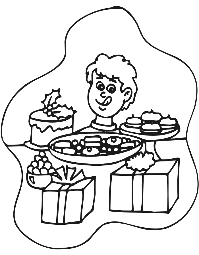 55 Coloring Pages Of Christmas Cookies 64