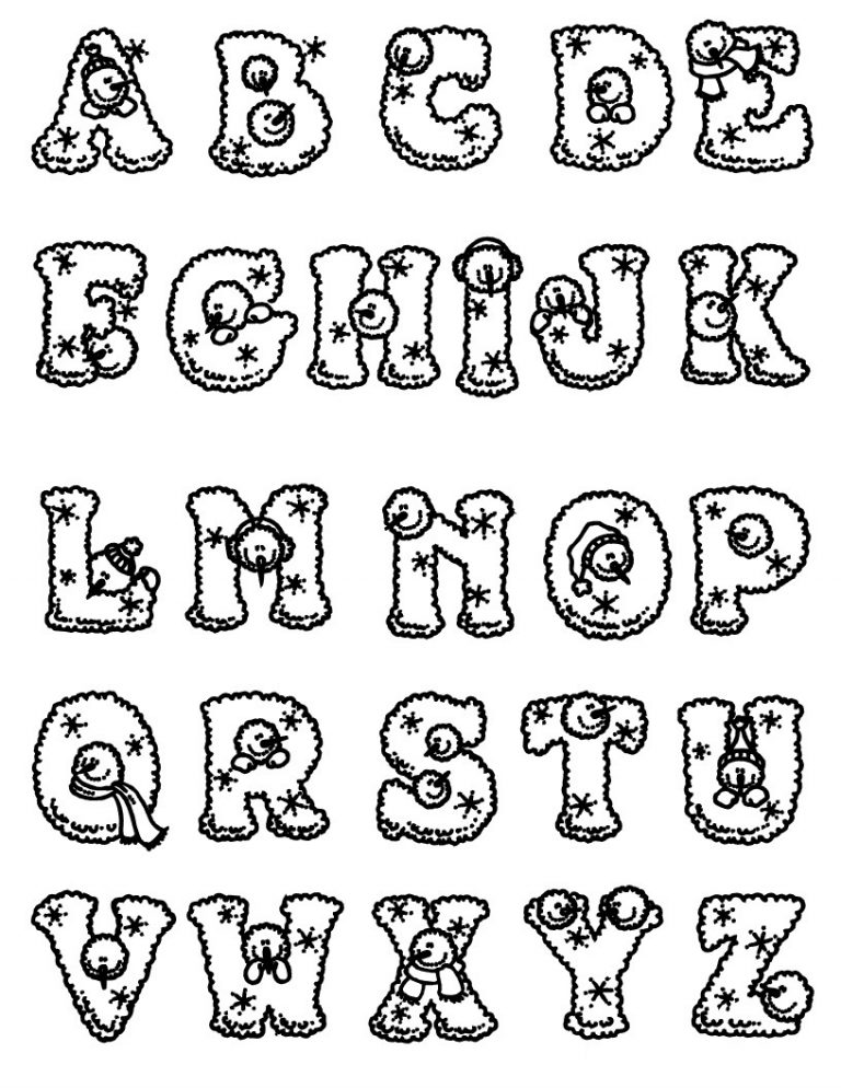 55 Free Abc Coloring Pages Printable 11