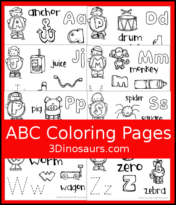 55 Free Abc Coloring Pages Printable 39