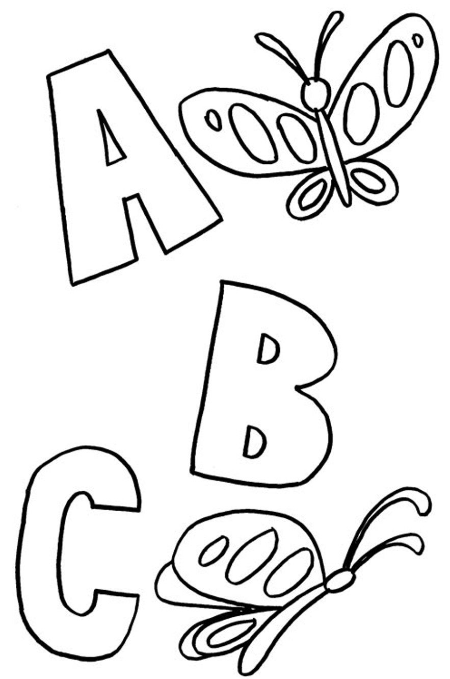 55 Free Abc Coloring Pages Printable 40