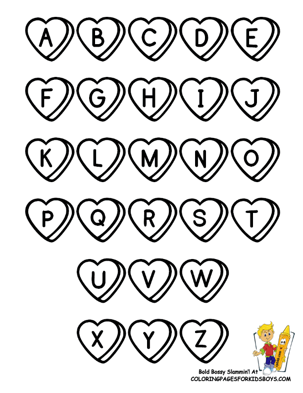 55 Free Abc Coloring Pages Printable 60