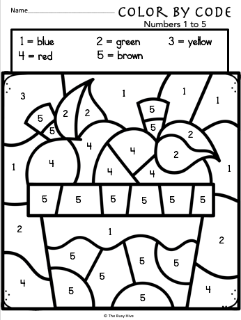 55 Kindergarten Math Coloring Pages 21