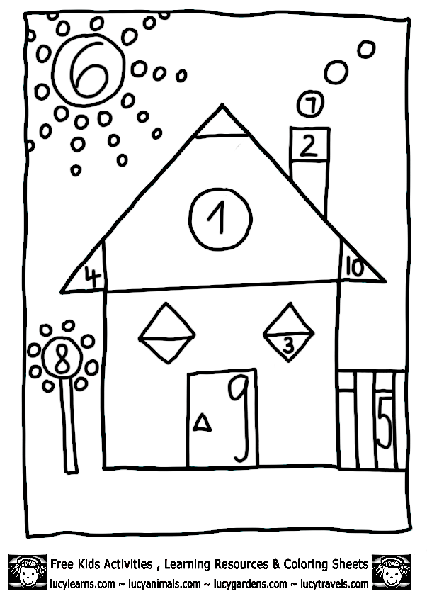 55 Kindergarten Math Coloring Pages 3