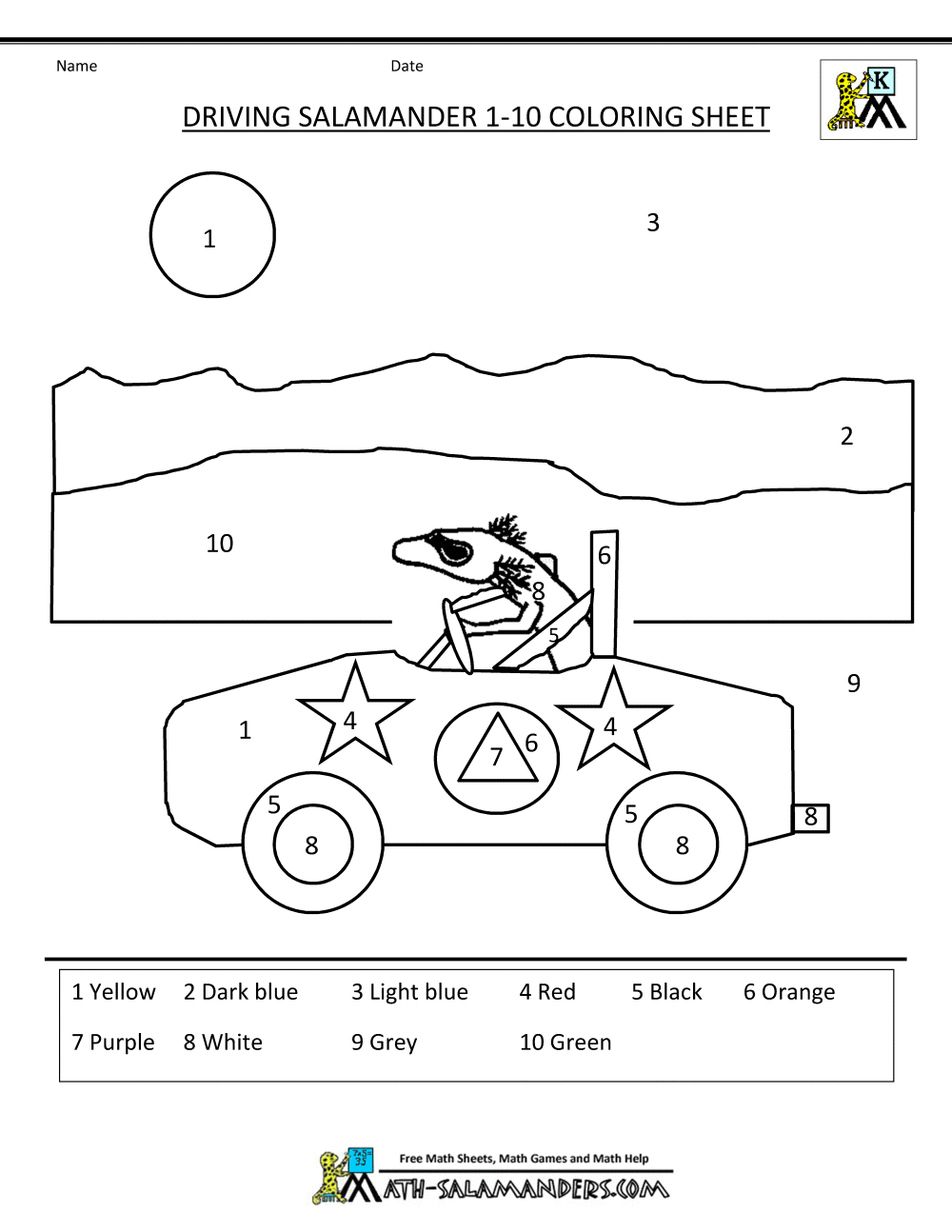 55 Kindergarten Math Coloring Pages 42