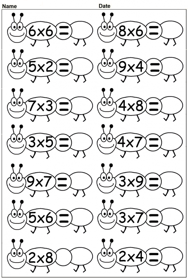 55 Kindergarten Math Coloring Pages 51