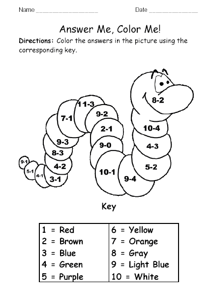 55 Kindergarten Math Coloring Pages 52