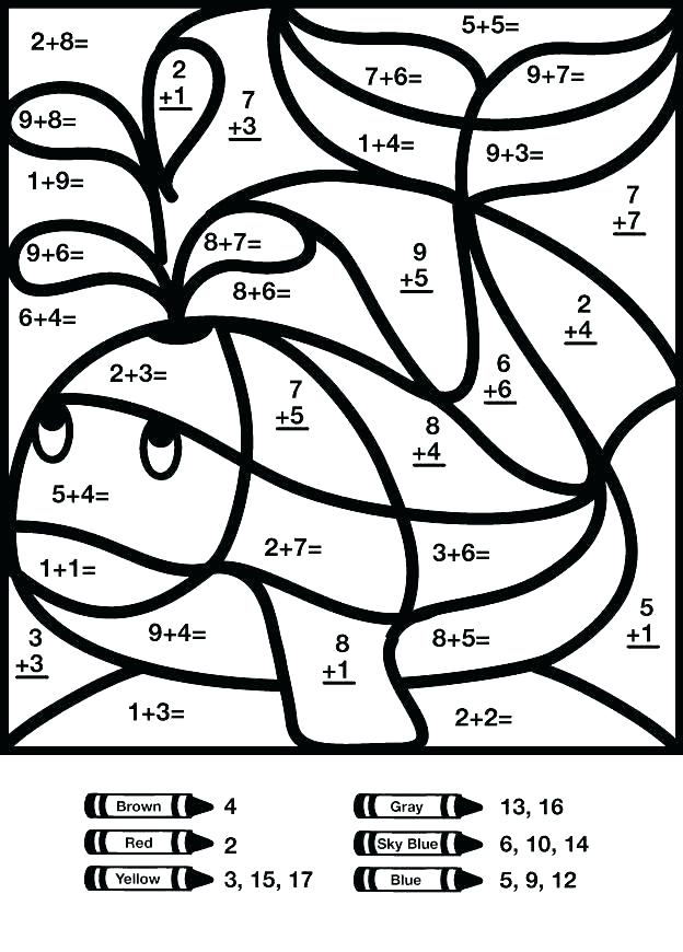 55 Kindergarten Math Coloring Pages 53