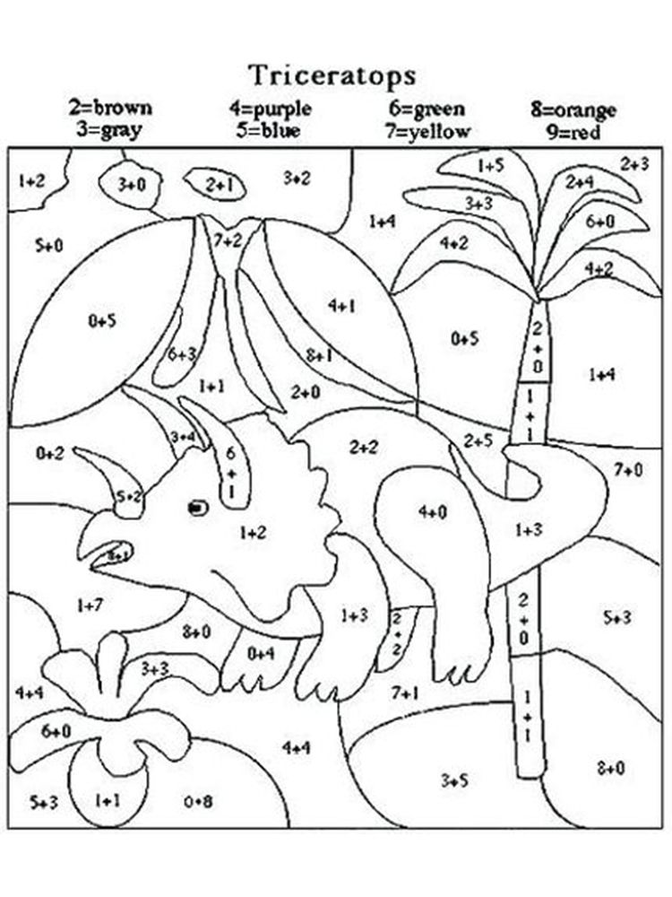 55 Kindergarten Math Coloring Pages 7