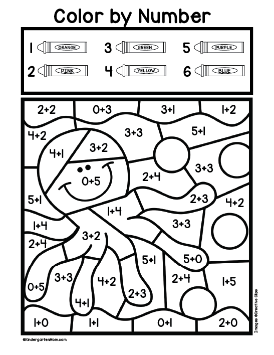 55 Math Addition Coloring Worksheets 47