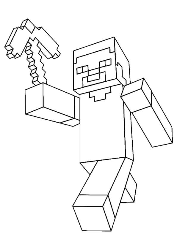 55 Minecraft Printable Coloring Page 16