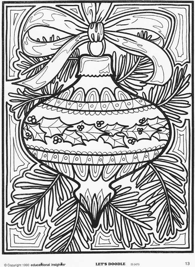 55 Printable Holiday Coloring Pages Free 34