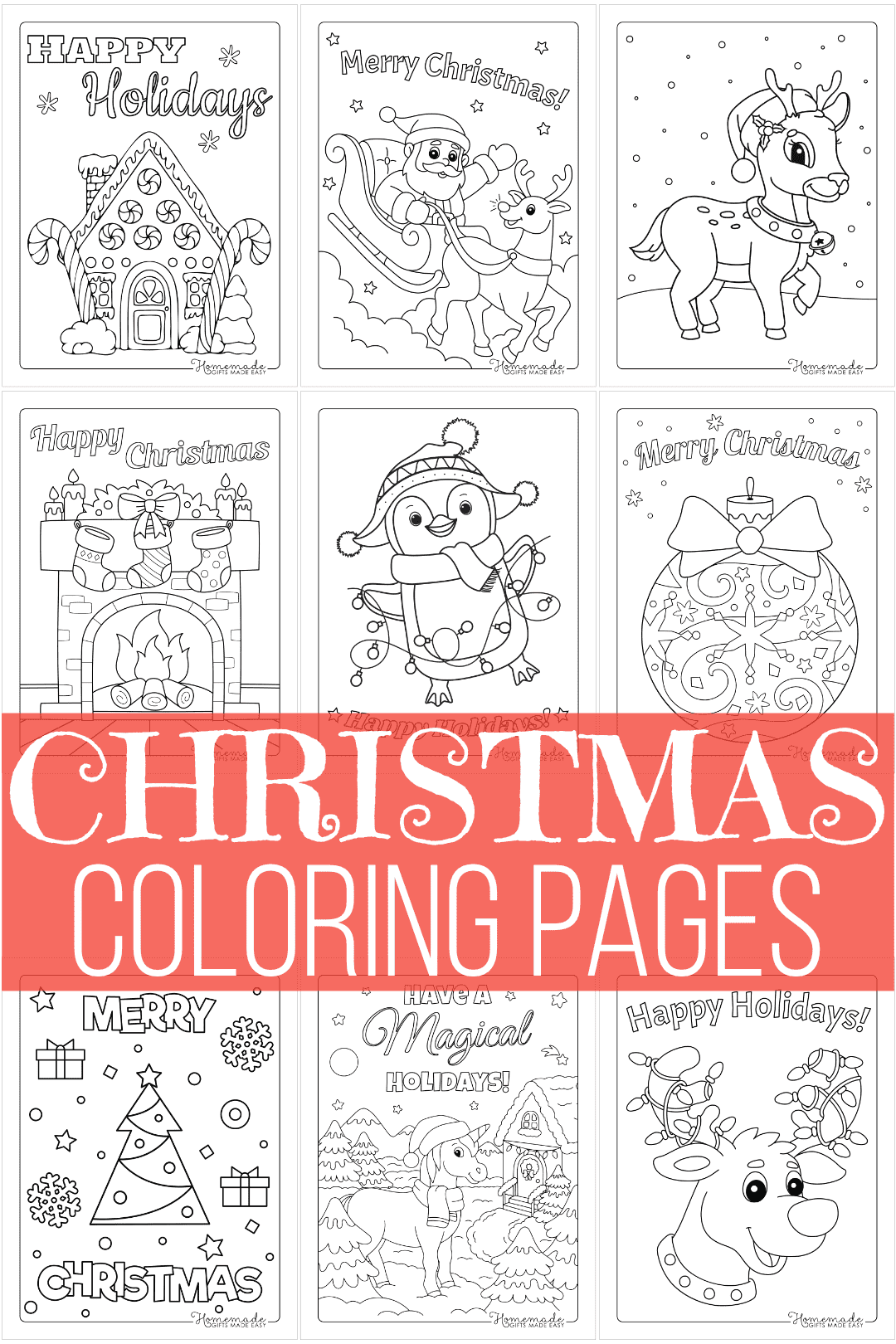 55 Printable Holiday Coloring Pages Free 36