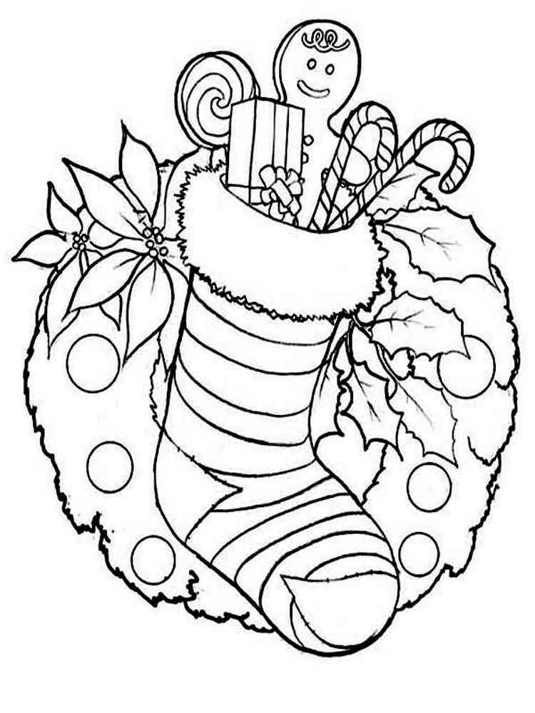 55 Printable Holiday Coloring Pages Free 43