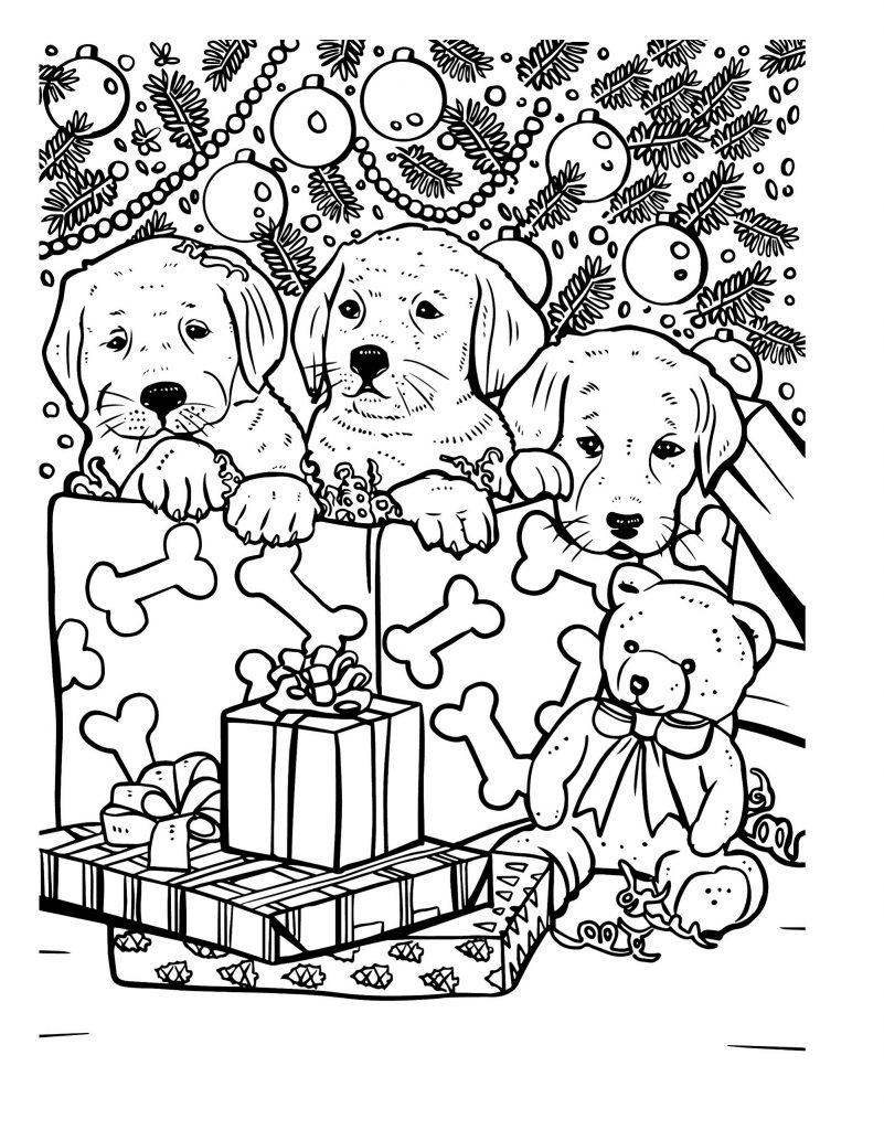 55 Printable Holiday Coloring Pages Free 45