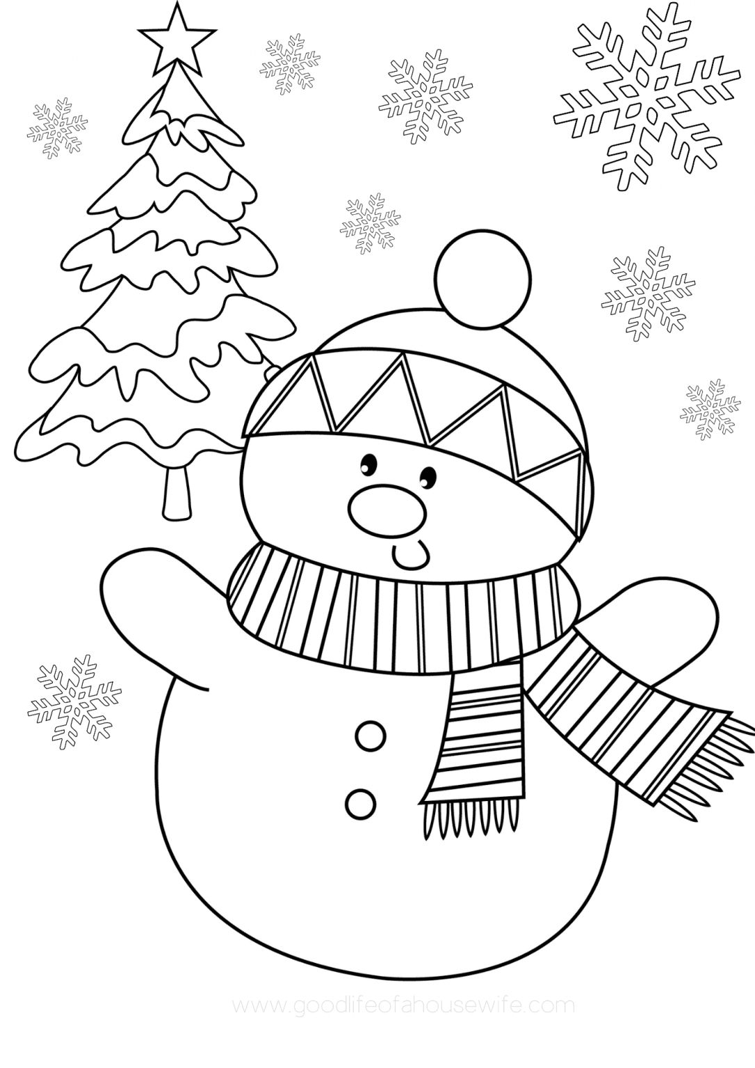 55 Printable Holiday Coloring Pages Free 46